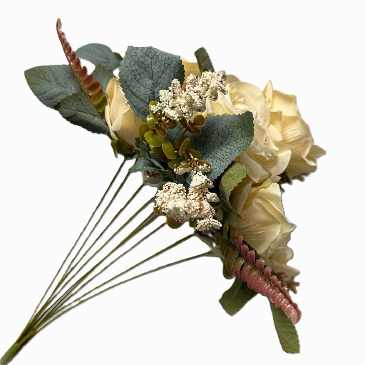 Flowers Bouquet - Pink, White, Beige & Ivory- LGC/TA-RR-2