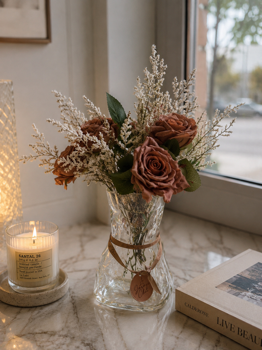 Iridescent Glass Vase