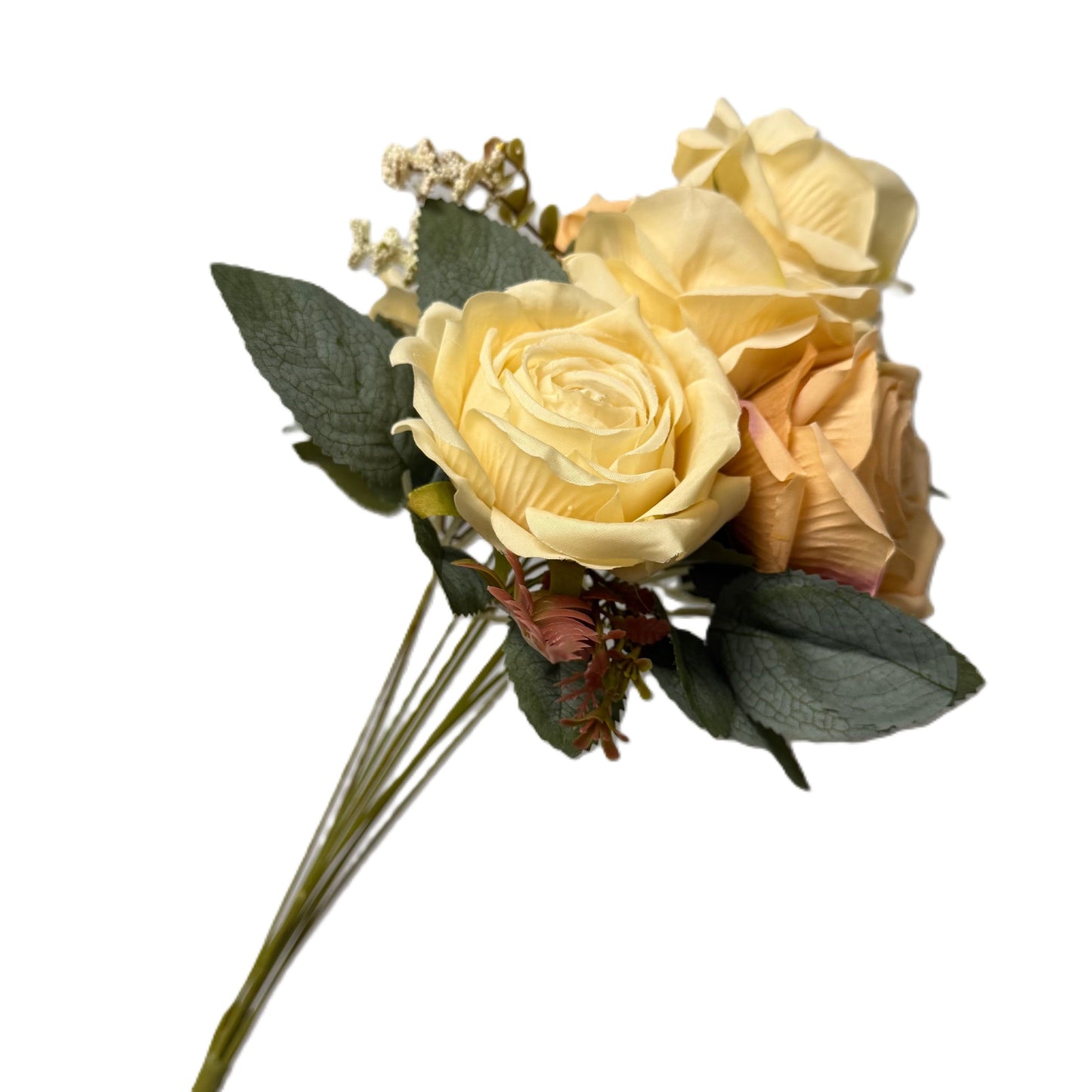 Flowers Bouquet - Pink, White, Beige & Ivory-  LGC/TA-RR-2