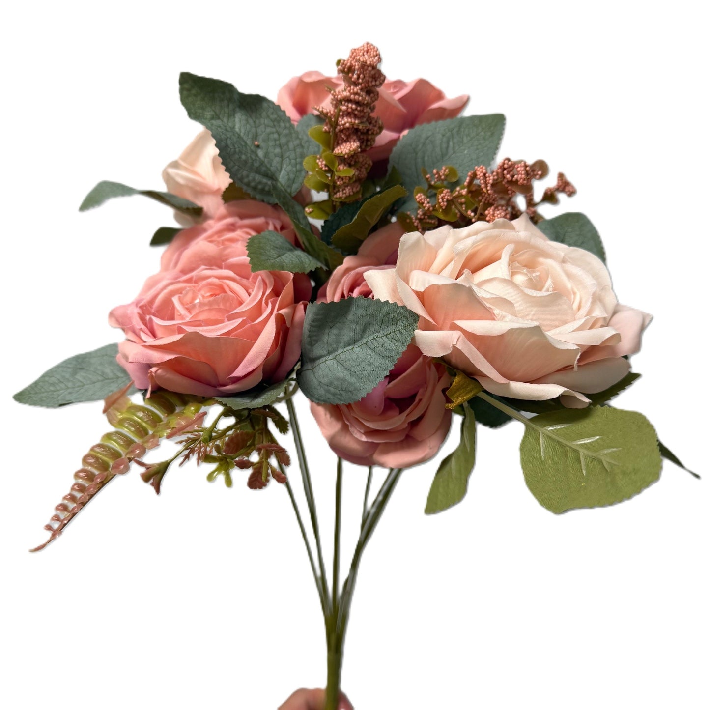 Flowers Bouquet - Pink, White, Beige & Ivory-  LGC/TA-RR-2
