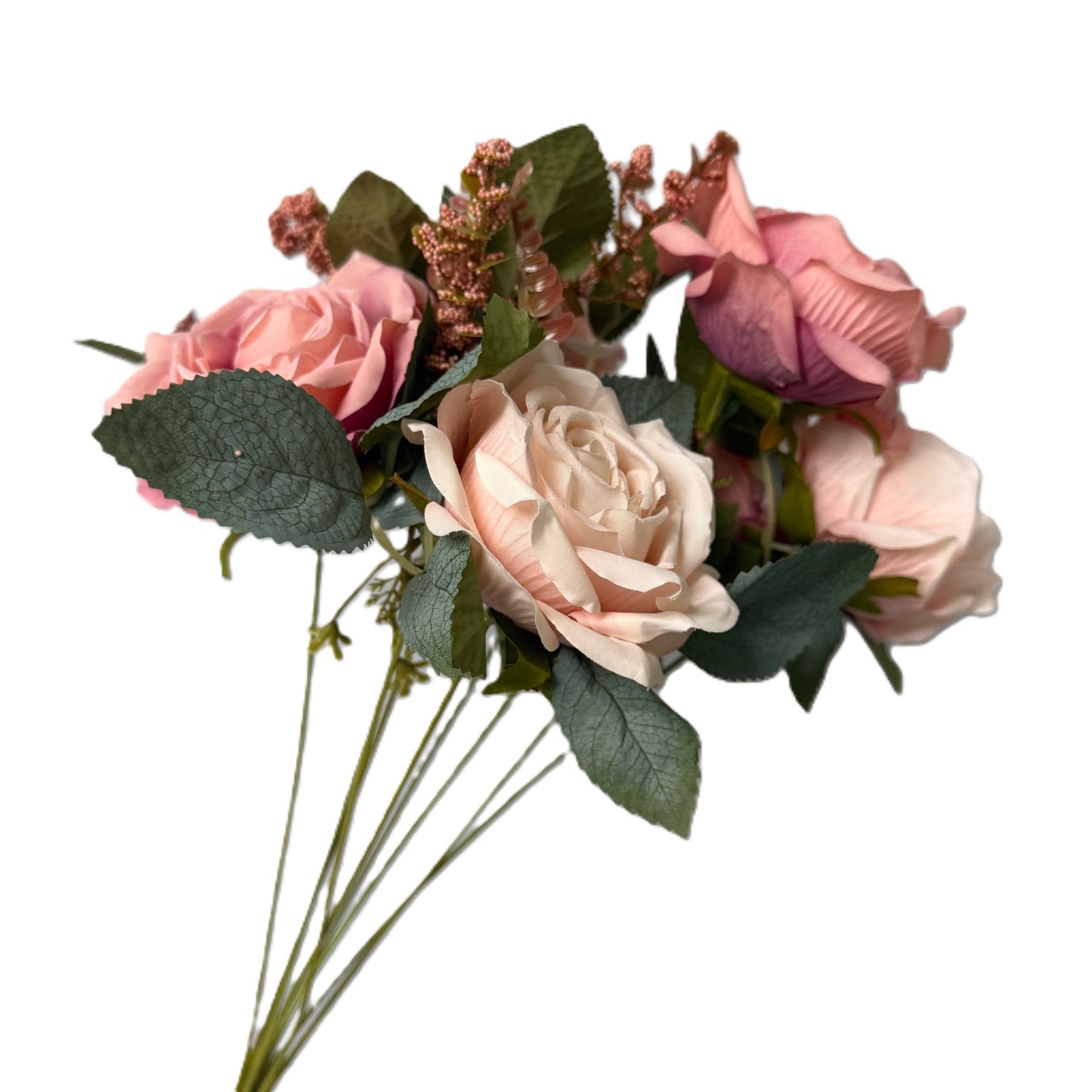 Flowers Bouquet - Pink, White, Beige & Ivory-  LGC/TA-RR-2