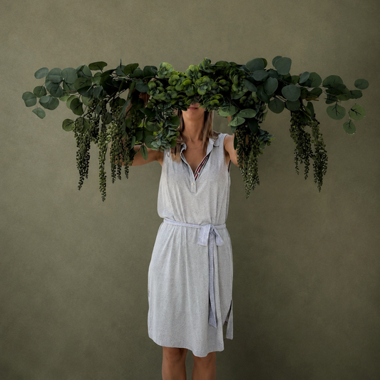 Artificial Eucalyptus Greenery Arrangement for Natural Décor
