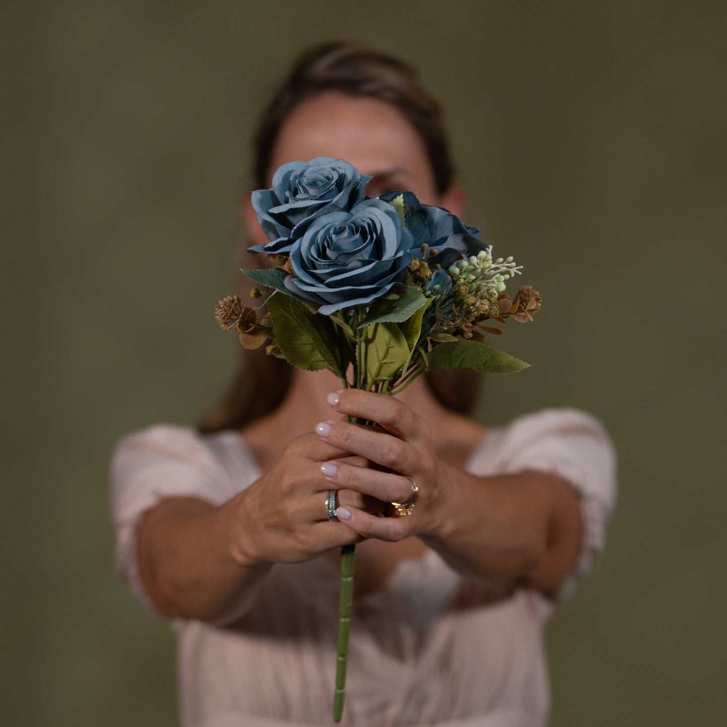 Artificial Peony Bouquet