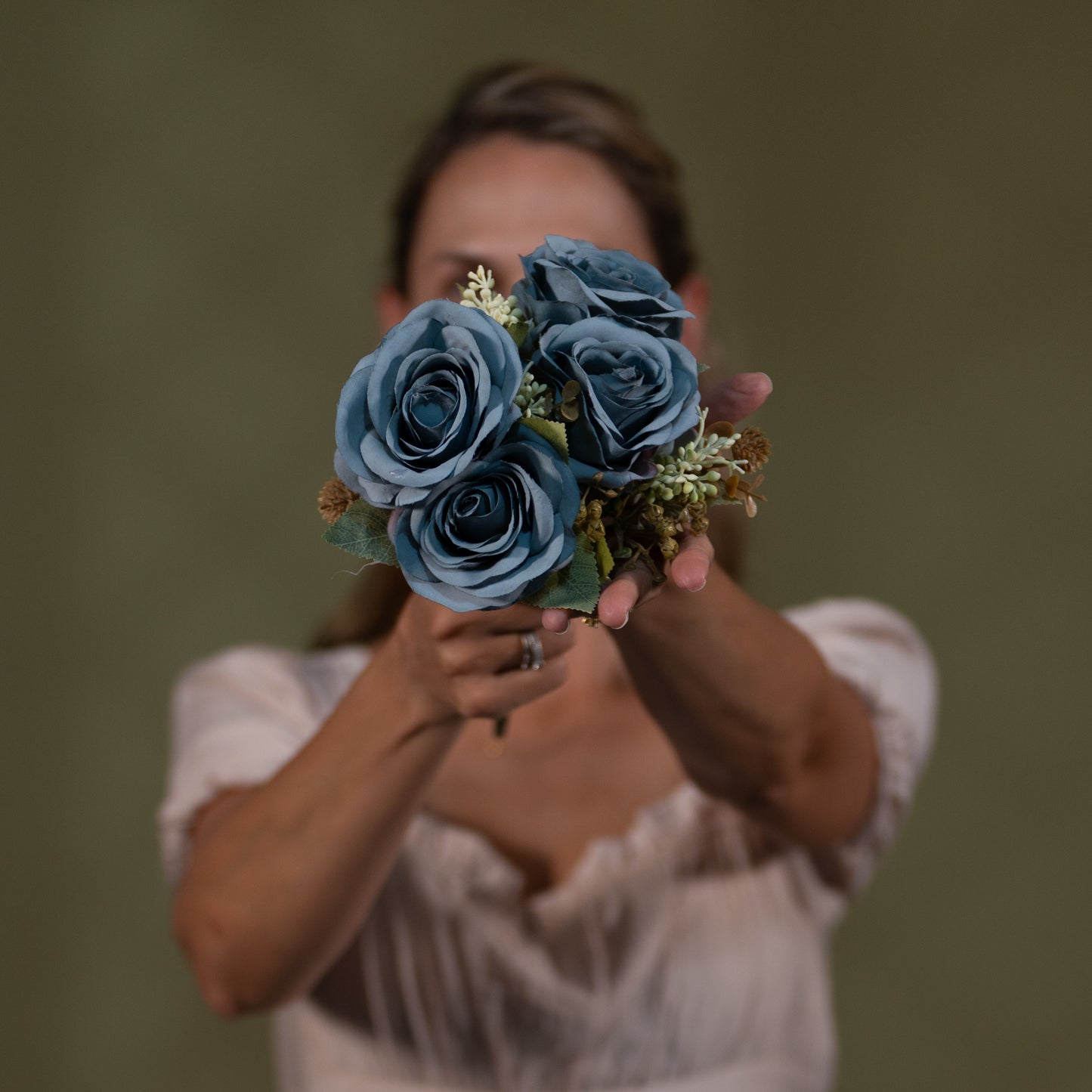 Artificial Peony Bouquet