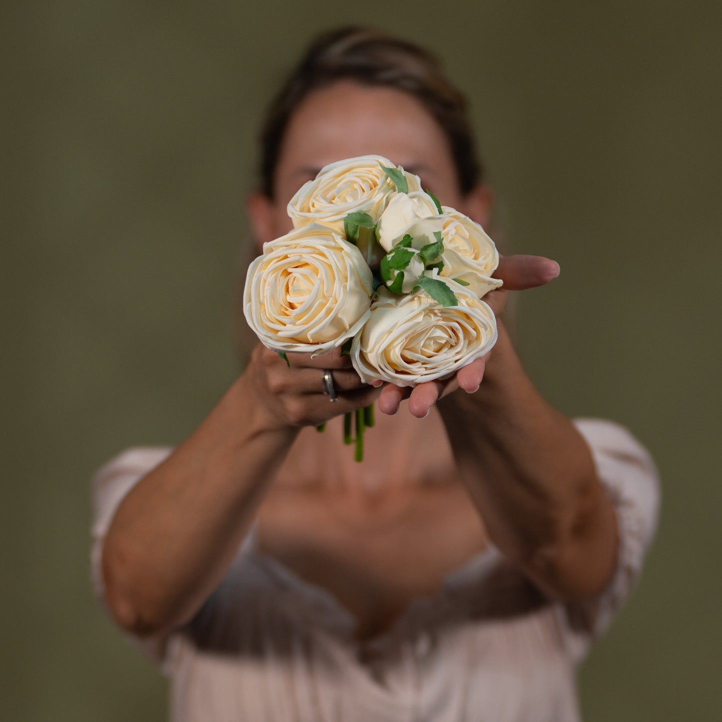 Real Touch Rose Bouquet Set of 3