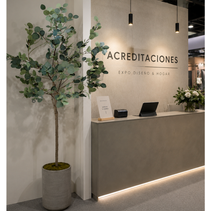 Eucalyptus with Pot (170cm) – Premium Tall Architectural Artificial Floor Tree