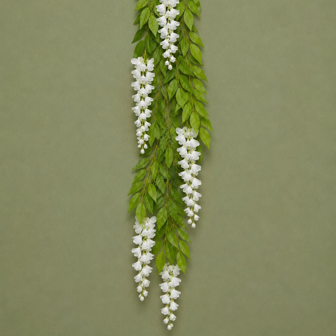 6.6ft Wisteria Flower Garland | Artificial Hanging Vines for Weddings & Events