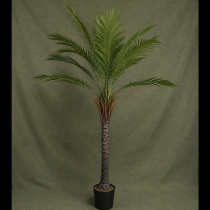 Tropical Palm Tree with Pot – Premium Coastal Floor Riser Artificial Silk Palm
