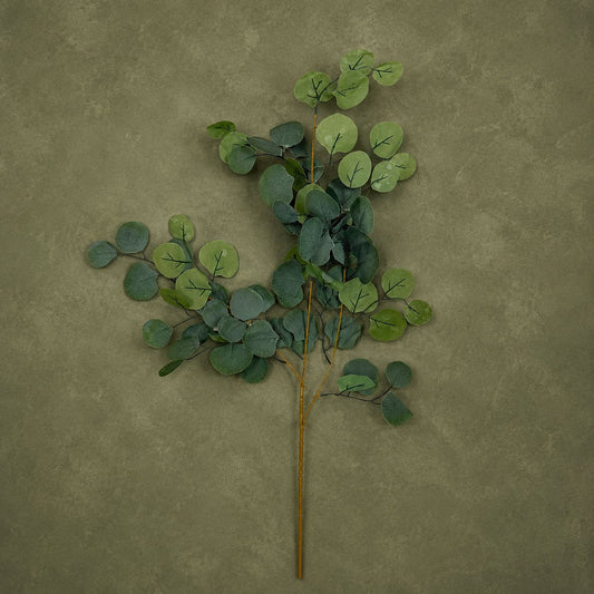 Premium Artificial Eucalyptus Stem 35” | Realistic Greenery Branch for Floral Arrangements