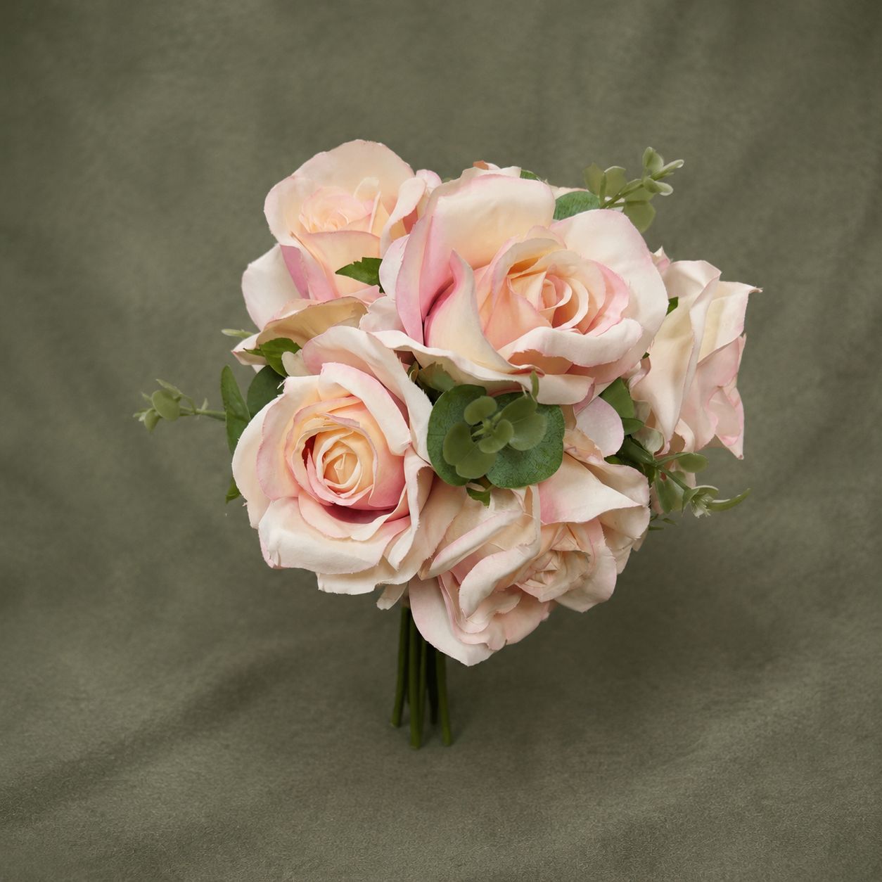 Blush Rose Bridal Bouquet | Artificial Wedding Flowers Miami