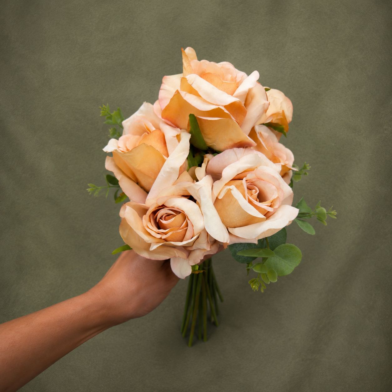 Blush Rose Bridal Bouquet | Artificial Wedding Flowers Miami