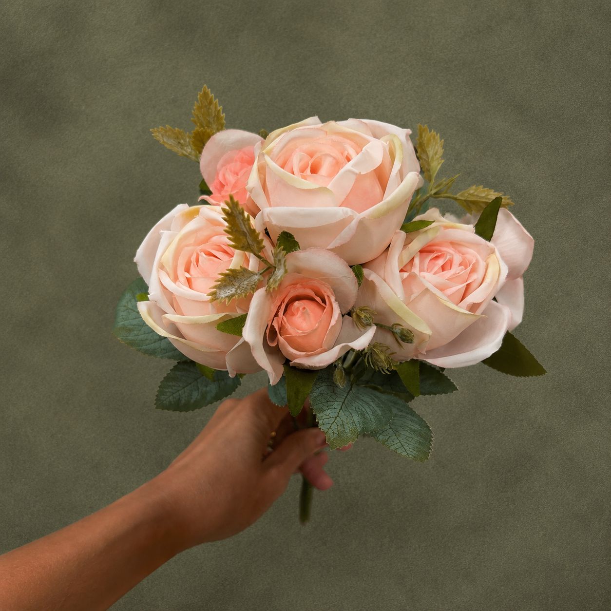 White Rose Mini Bouquet | Artificial Wedding Flowers Miami