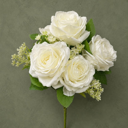 Premium Hand-Tied Floral Bouquet (LGC-TA-RA) – Luxury Pre-Arranged Artificial Centerpiece