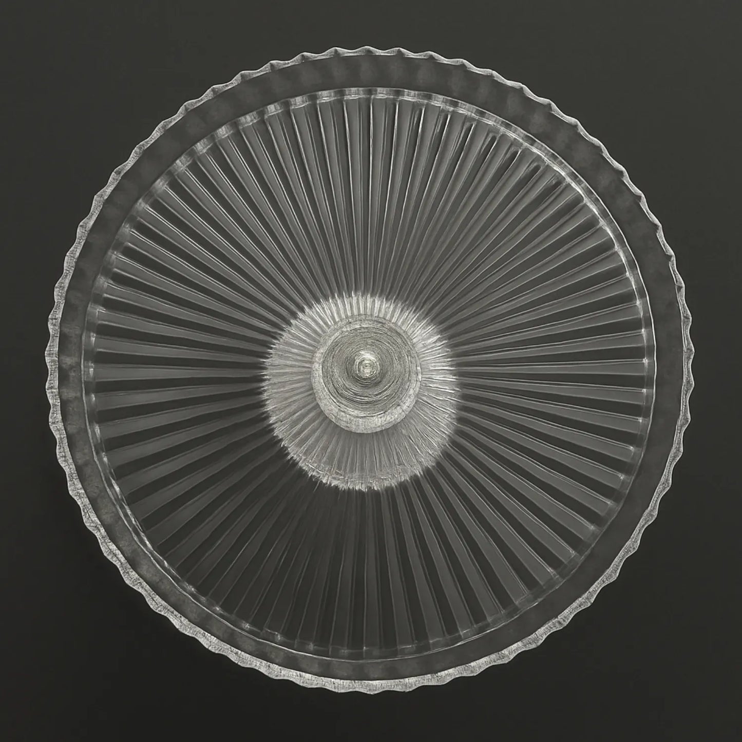 Round Crystal Cake Stand