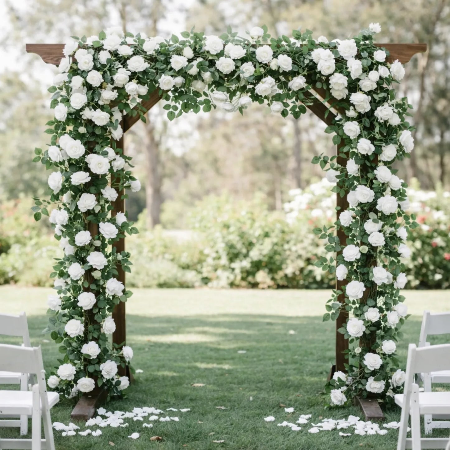 Premium Faux Rose Garland - LGC/TA-TR
