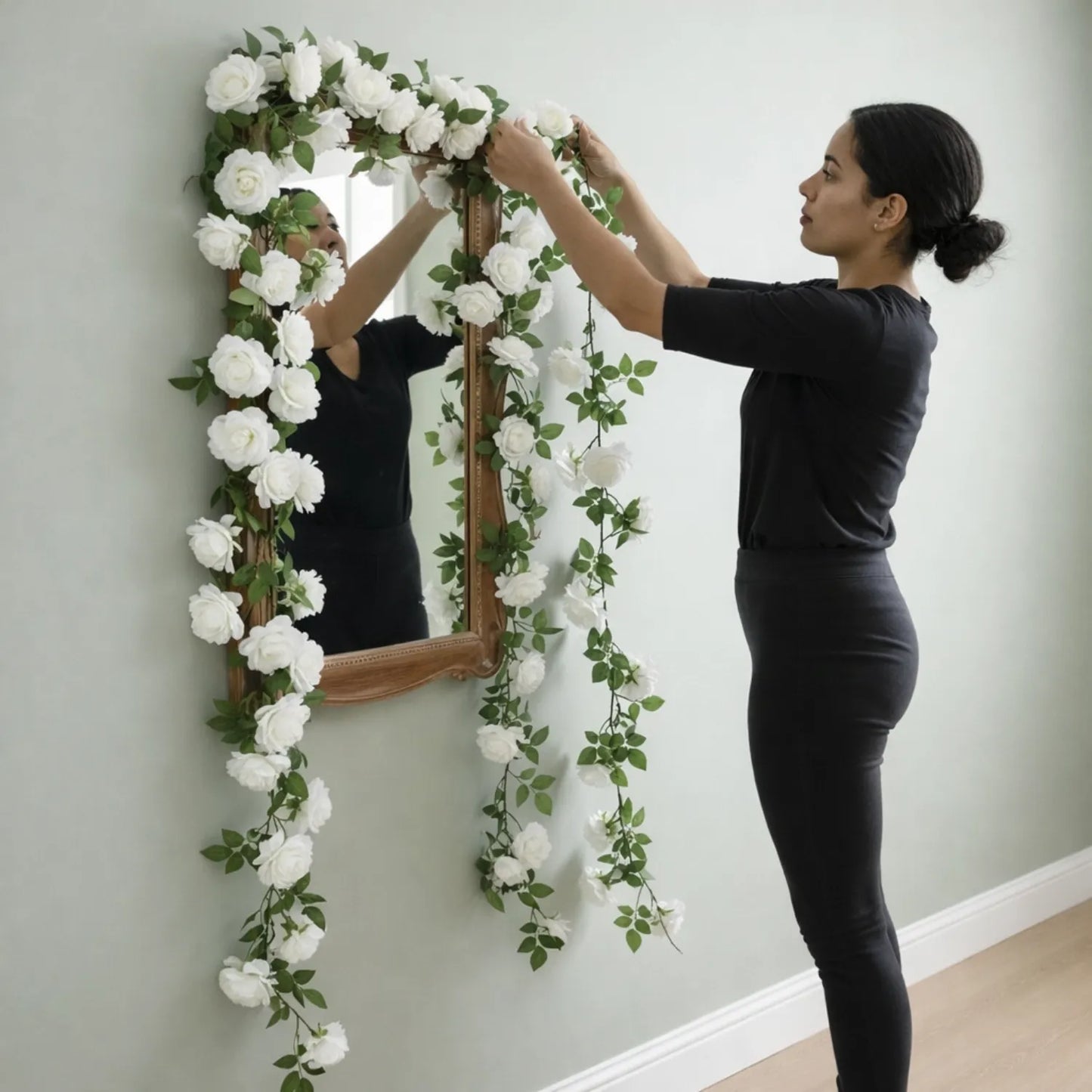 Premium Faux Rose Garland - LGC/TA-TR